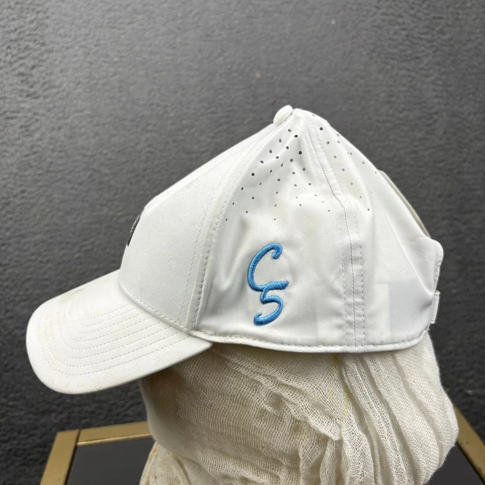 Titleist Mens White Performance Golf Hat Adjustable‎ Heal the City Logo UPF 50+